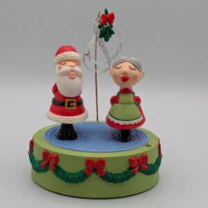 Hallmark Keepsake Kissing Clauses 2018 Sound & Motion Magic Christmas Ornament